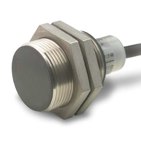 Cylindrical, Inductive Proximity Sensor, 30 mm Dia., Stainless Steel, Micro, 2 Wires, Shielded MPN:E57SAL30A4SA