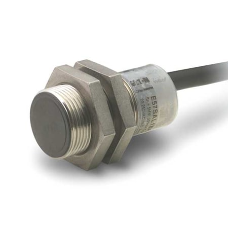 Cylindrical, Inductive Proximity Sensor, 18 mm Dia., Stainless Steel, 2 m, Bare Wire, 2 Wires, Shielded MPN:E57SBL18A4