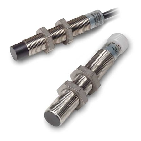 Cylindrical, Inductive Proximity Sensor, 12 mm Dia., Stainless Steel, M12, 3 Wires, Shielded MPN:E59-A12A104D01-CV