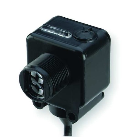 Retroreflective Photoelectric Sensor, Bare Wire, Rectangular, Light On, NPN MPN:E65-SMPR3-GL