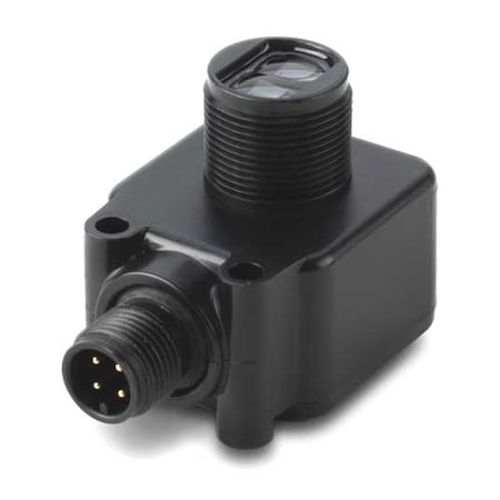 Diffuse Photoelectric Sensor, M12, Right Angle, Rectangular, Dark On, NPN and PNP MPN:E65-SMSD200-HDD