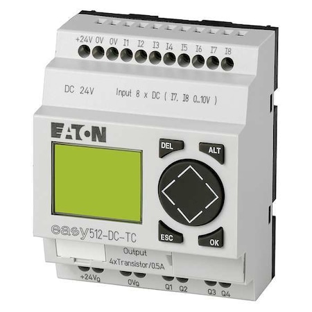 Control Relay, 12 Inputs, 4 Outputs MPN:EASY-E4-DC-12TC1