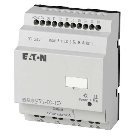 Control Relay, 12 Inputs, 4 Outputs MPN:EASY-E4-DC-12TCX1