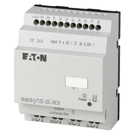 Control Relay, 8 Inputs, 4 Outputs MPN:EASY-E4-UC-12RCX1