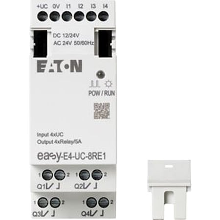 I/O Module, 4 Inputs, 4 Outputs MPN:EASY-E4-UC-8RE1