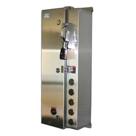 NEMA Magnetic Motor Starter, Non-Reversing, 1NC/1NO, 120V AC, 3 P MPN:ECN0504AAA-R63/B