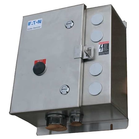 NEMA Magnetic Motor Starter, Non-Reversing, 1NC/1NO, 480V AC, 3 P MPN:ECN0544CAA-R63/F
