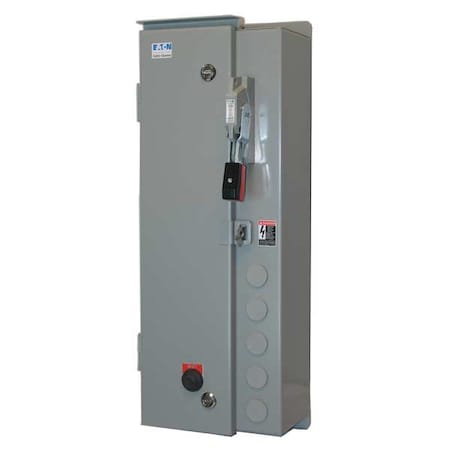 NEMA Magnetic Motor Starter, Non-Reversing, 1NC/1NO, 120V AC, 3 P MPN:ECN0548AAA-R63/F