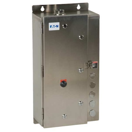 NEMA Magnetic Motor Starter, Non-Reversing, 1NC/1NO, 120V AC, 3 P MPN:ECN05A4AAA-R63/B