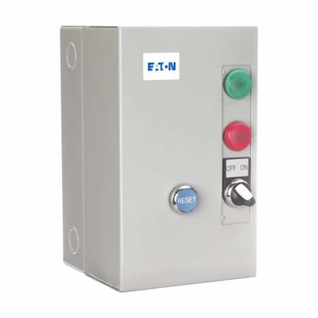 Nonreversing IEC Magnetic Motor Starter, 1 NEMA Rating, 120V AC, 3 Poles, 1NO/1NC MPN:ECX09C1AAA-R63/C