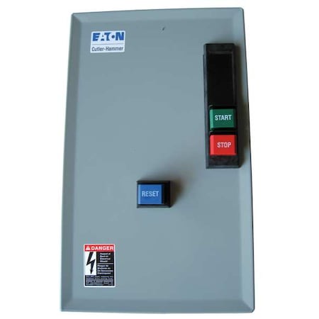 Nonreversing IEC Magnetic Motor Starter, 1 NEMA Rating, 240V AC, 3 Poles, 1NO/1NC MPN:ECX09C1BBA-R63/C