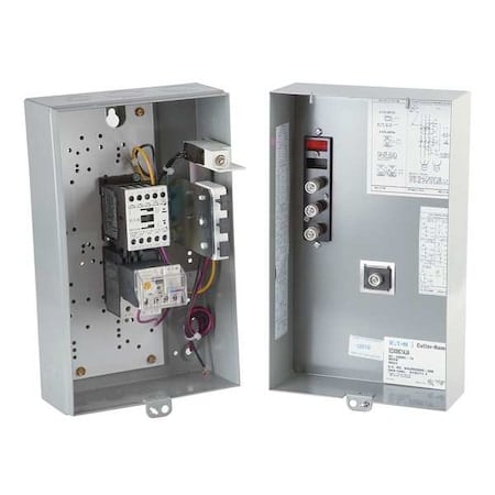 Nonreversing IEC Magnetic Motor Starter, 1 NEMA Rating, 208V AC, 3 Poles, 1NO/1NC MPN:ECX09C1EAA-R63/B