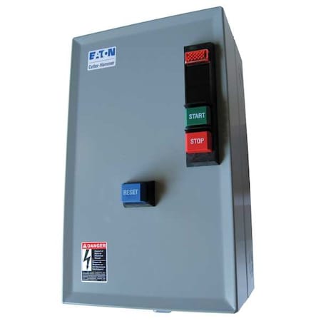 Nonreversing IEC Magnetic Motor Starter, 1 NEMA Rating, 240V AC, 3 Poles, 1NO/1NC MPN:ECX09G1BCA-R63/D