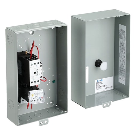 Nonreversing IEC Magnetic Motor Starter, 1 NEMA Rating, 120V AC, 3 Poles, 1NO/1NC MPN:ECX09H1AAA-R63/D