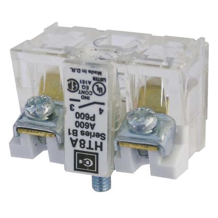 Contact Block, Clear, 1NO, 30 mm, HT800 MPN:HT8A