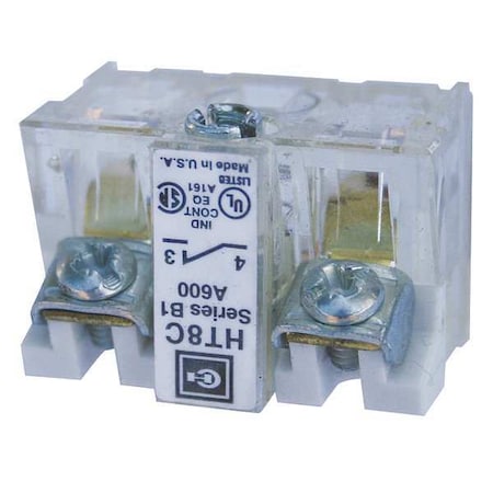 Contact Block, Clear, 1NO, 30 mm, HT800 MPN:HT8C