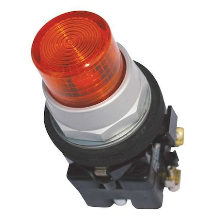 Illuminated Push Button, 30 mm, 1NC, Amber MPN:HT8GBABF7