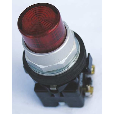Illuminated Push Button, 30 mm, 2NO/2NC, Red MPN:HT8GBRF1Q1L1