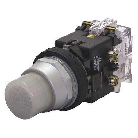 IllumPushButton, FullVoltage, White, 1NO MPN:HT8GBWAF7