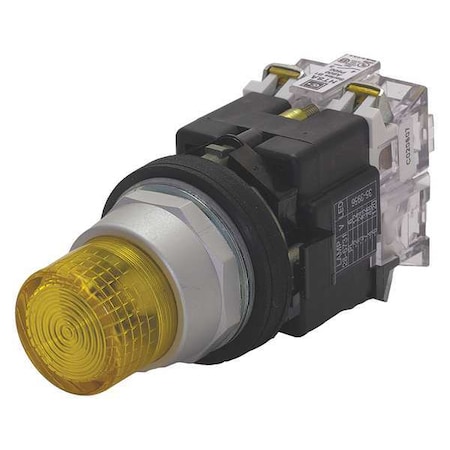 IllumPushButton, FullVoltage, Yellow, 1NO MPN:HT8GBYAF7