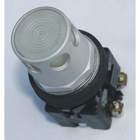 Illuminated Push Button, 30 mm, 1NO, White MPN:HT8GDWAF7