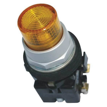 Pilot Light Complete Unit, LED, Yellow MPN:HT8GTYF3