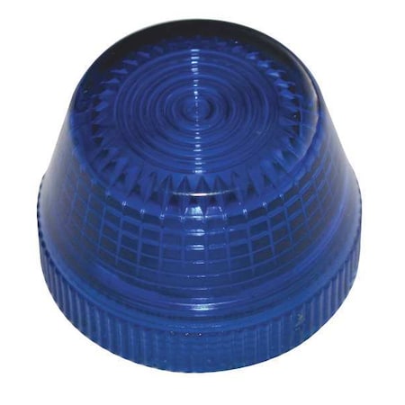 Pilot Light Lens, 30mm, Plastic, Blue MPN:HT8LB