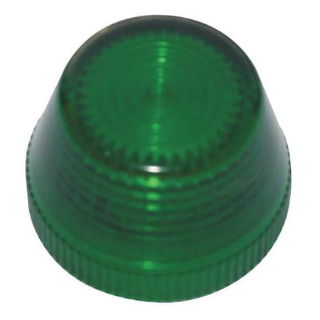 Pilot Light Lens, 30mm, Plastic, Green MPN:HT8LG