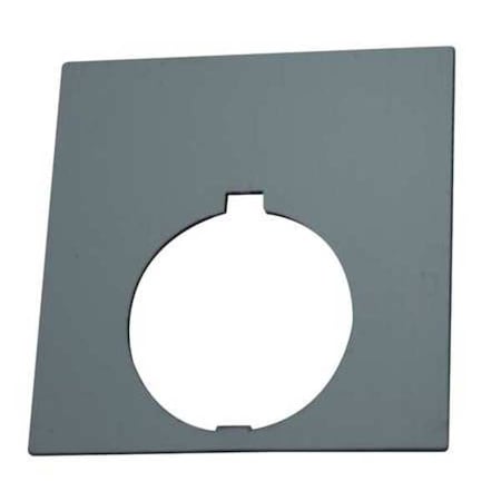 Blank Legend Plate, Black/White or Silver MPN:HT8LP76