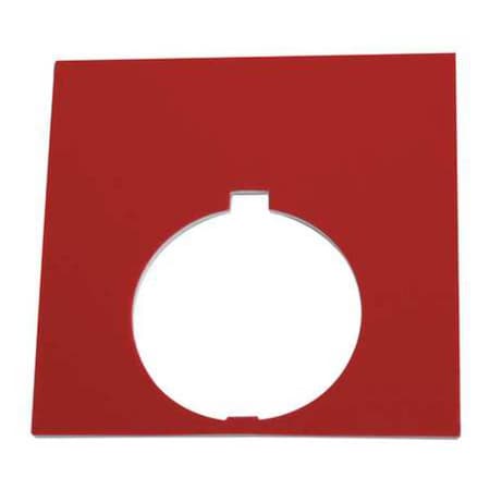 LegendPlate, White/Red/Black, Rectangular MPN:HT8LP77