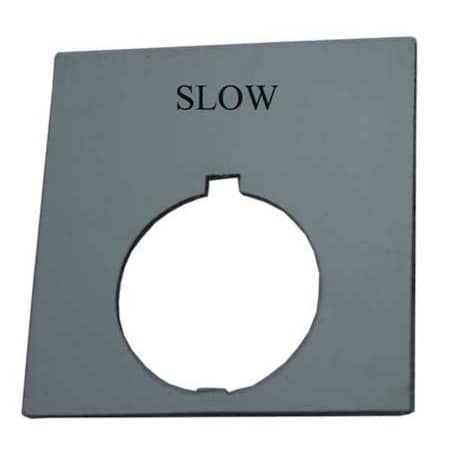LegendPlate, Slow, White/Black, Rectangular MPN:HT8SP32