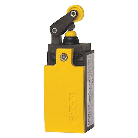 Limit Switch, Plunger, Roller Lever, 1NC/1NO, 4A at 400V AC, Actuator Location: Top MPN:LS-S11S-L