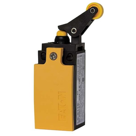 Limit Switch, Plunger, Roller Lever, 1NC/1NO, 4A at 400V AC, Actuator Location: Top MPN:LS-S11S-LA