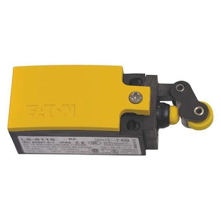 Limit Switch, Plunger, Roller Lever, 1NC/1NO, 4A at 400V AC, Actuator Location: Top MPN:LS-S11S-LS
