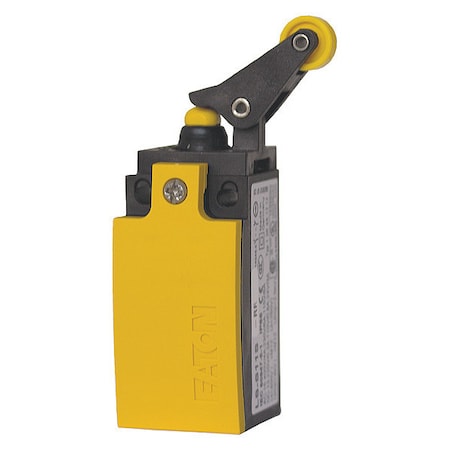 Limit Switch, Plunger, Roller Lever, 1NC/1NO, 6A at 250V AC, Actuator Location: Top MPN:LSM-11S-LA