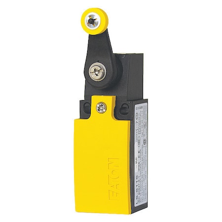 Limit Switch, Roller Lever, Rotary, 1NC/1NO, 6A at 250V AC, Actuator Location: Side MPN:LSM-11S-RL