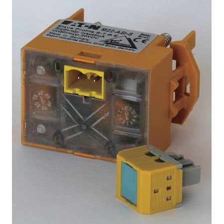 ASI Comm E-Stop Flush Mounting, 22mm, Blck MPN:M22-ASI-S