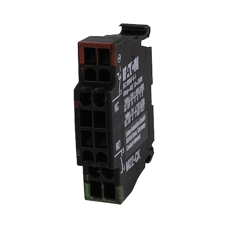 Contact Block, Momentary, Blk, Front Mount MPN:M22-CK20