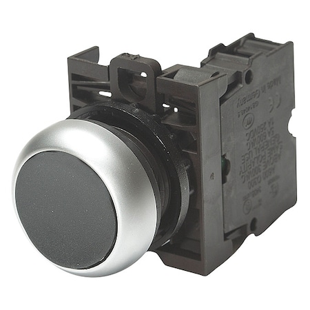 FlushPushButtonOperator, Non-Illum, Black MPN:M22-D-S-K10