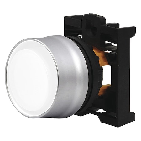 ExtendedPushButton, White, Non-Illum, 22mm MPN:M22-DGH-W