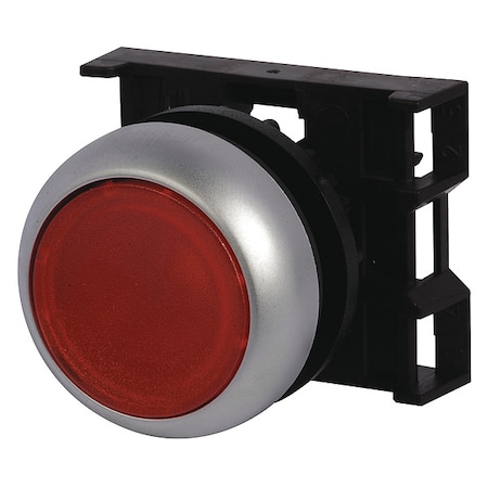 Illum Push-butt Flush White Inscript., 22.5 mm, Red MPN:M22-DL-R