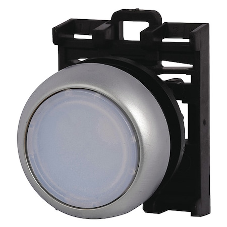 Ill Mtn Pb Sil-bzl Flsh Grn, 22.5 mm, White MPN:M22-DL-W-X1