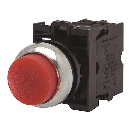 Ill Mom Pb Sil-bzl Flsh Red, 22.5 mm, Red MPN:M22-DLH-R