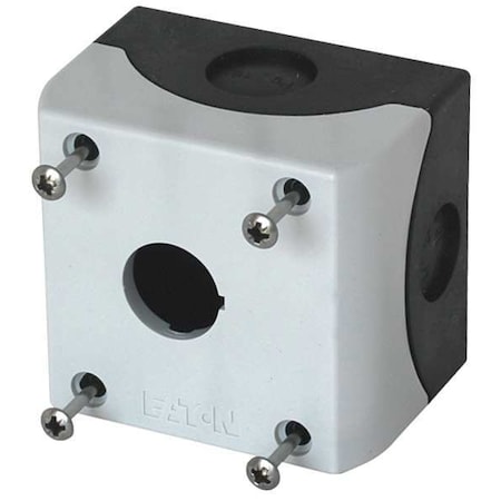 PushButtonEnclosur, 22mm, 1Hole, DiCastZinc MPN:M22-I1-PG