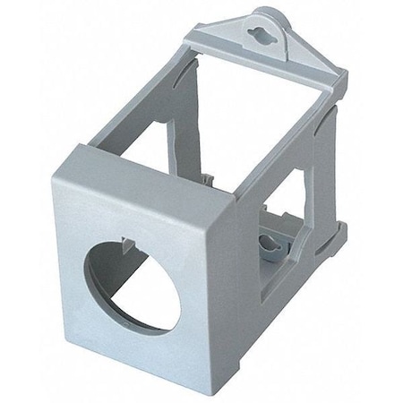 DIN Rail Mounting Adapter, 22 mm, Gray MPN:M22-IVS
