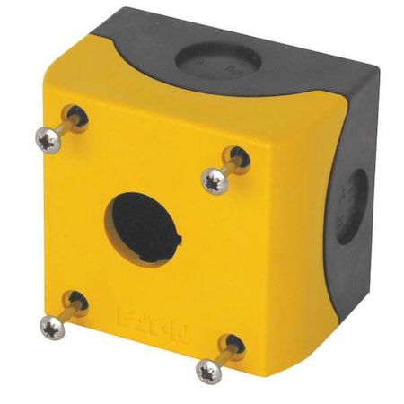PushButtonEnclosure, 22mm, 1Hole, Plastic MPN:M22-IY1-PG