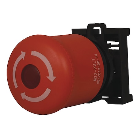 EmergencyStopPushButton, Red, Illum, 22mm MPN:M22-PVLT