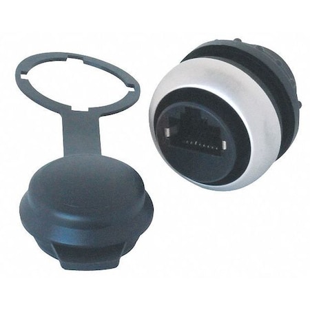 RJ45 Socket, Polycarbonate, 22mm MPN:M22-RJ45-SA