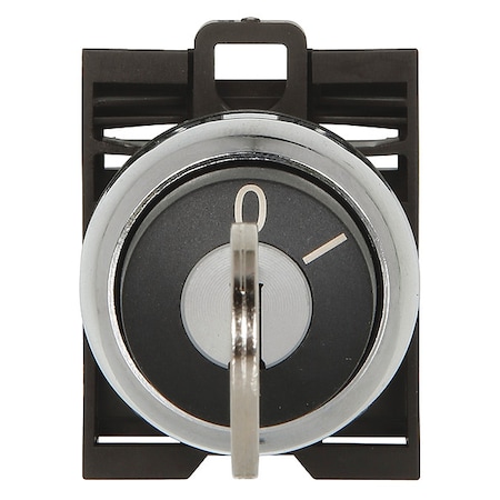 SelectorSwitch, Non-Illum, 2Pos, 22mm, Black MPN:M22-WRS-K11