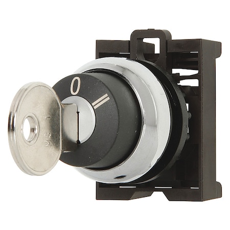KeyedSelectorSwitch, Black, 3Pos, 22mm MPN:M22-WRS3
